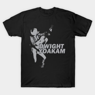 Dwight Yoakam ++ Black Vintage Aesthetic T-Shirt